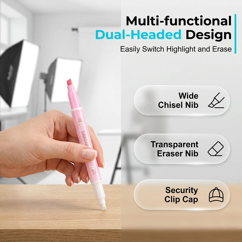 12-Piece No-Bleed Dual Tip Highlighters