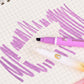 12-Piece No-Bleed Dual Tip Highlighters