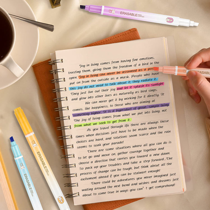 12-Piece No-Bleed Dual Tip Highlighters