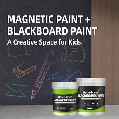 Water-Based Blackboard Paint for Creative Walls