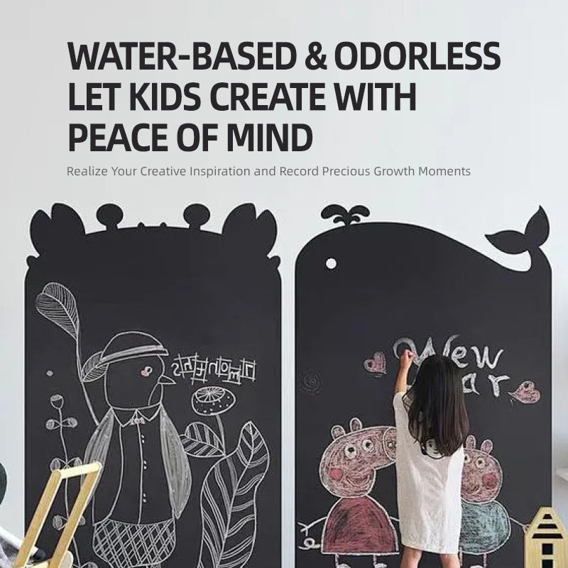 Water-Based Blackboard Paint for Creative Walls