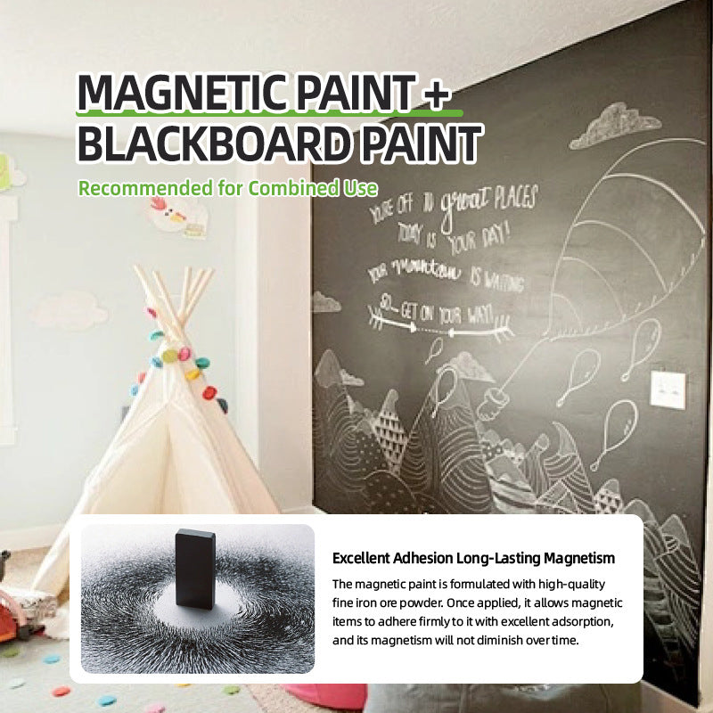 Water-Based Blackboard Paint for Creative Walls