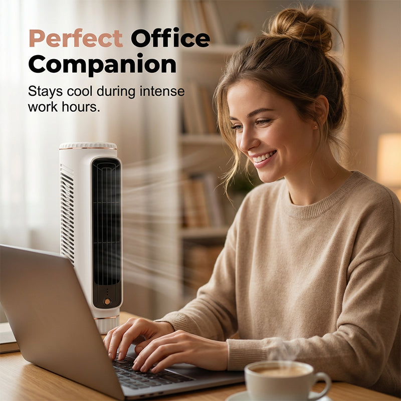 🔥Limited Time Promotion 50% OFF🔥Portable USB Tower Fan with 3 Speeds