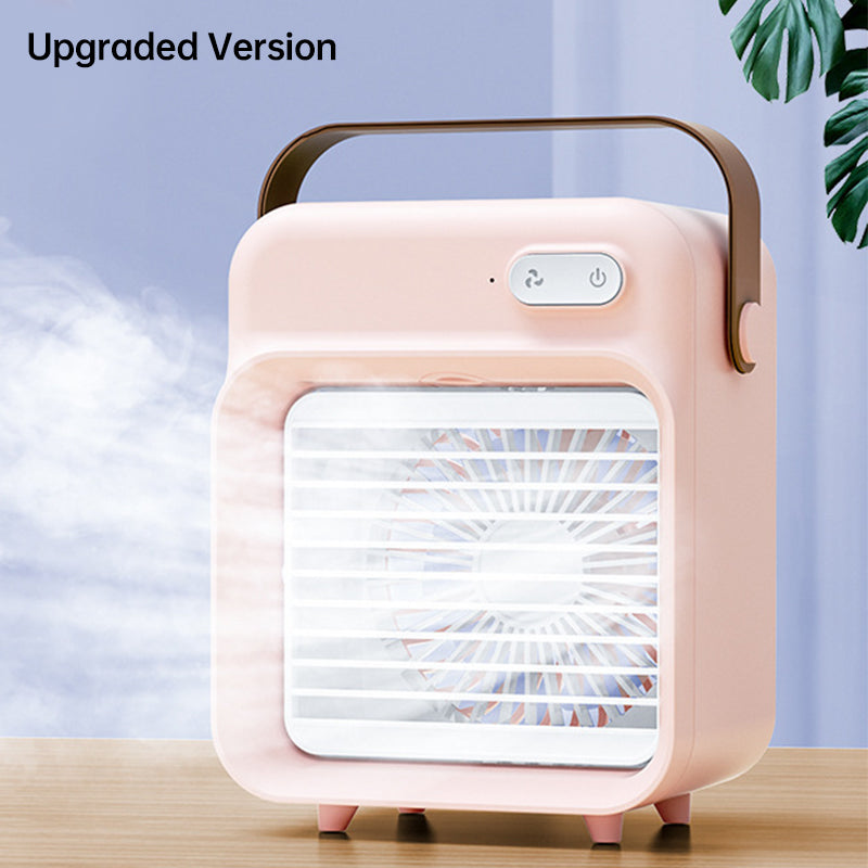 💨 Wireless Desktop Air Cooler & Humidifier – Chill, Refresh, Unplug! 🔋❄️ Nano mist, 3 speeds, 2400mAh battery – your personal oasis anywhere. 🌬️💧