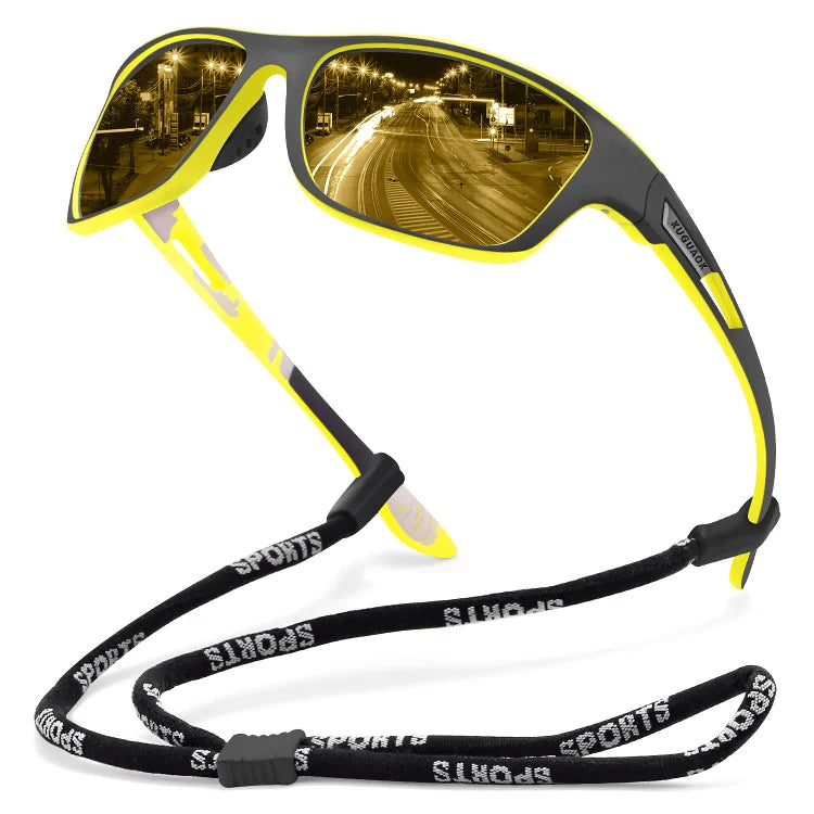 2026 Men's Outdoor Sports Sunglasses with Anti-glare Polarized Lens