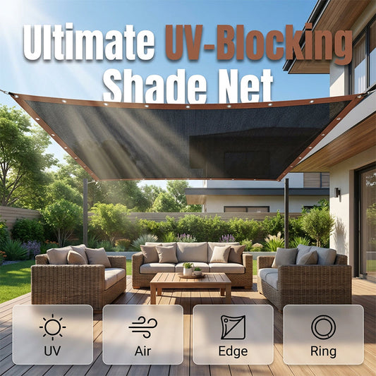UV-Blocking HDPE Shade Net with Grommets