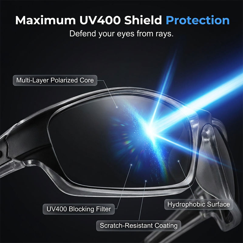 Clear Vision Polarized UV Protection Sunglasses