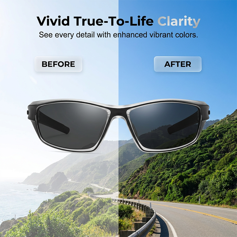Clear Vision Polarized UV Protection Sunglasses