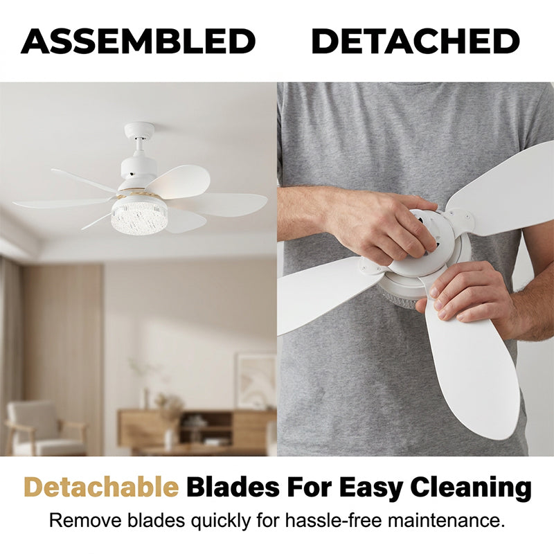 🎁2026 New Arrivals 50% OFF💥2-in-1 Cooling LED Ceiling Fan