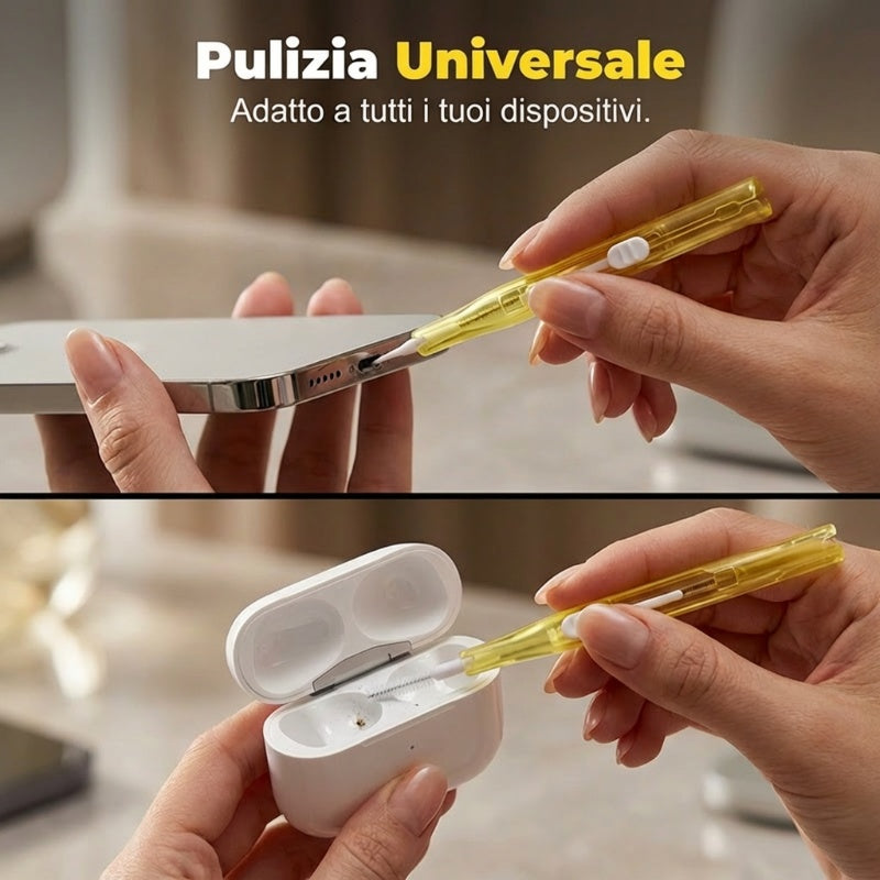 Double‑Sided Retractable Gate Cleaning Brush