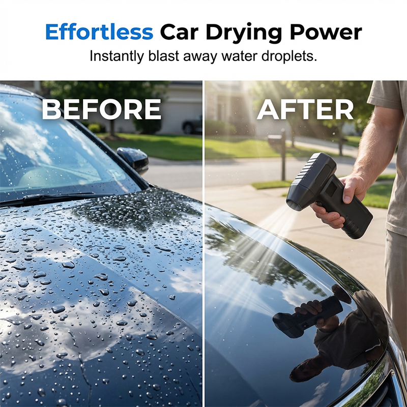 Cordless High-Speed Turbo Air Blower with Digital Display