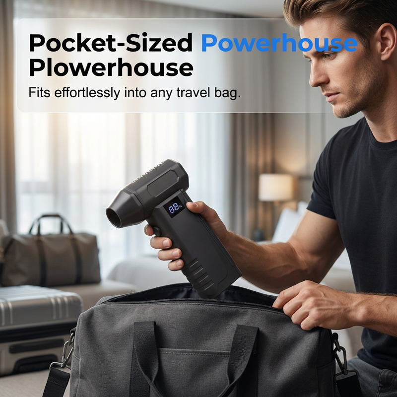 Cordless High-Speed Turbo Air Blower with Digital Display