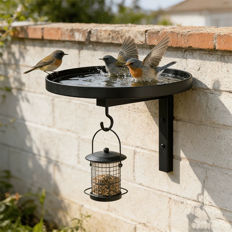 🕊️✨🏺 LIMITED-TIME 50% OFF! Decorative Antique-Bronze Bird Bath – Wall-Mounted, Ornate Details, Weatherproof – A Charming Focal Point for Fences, Walls, or Courtyards 🧱🌻