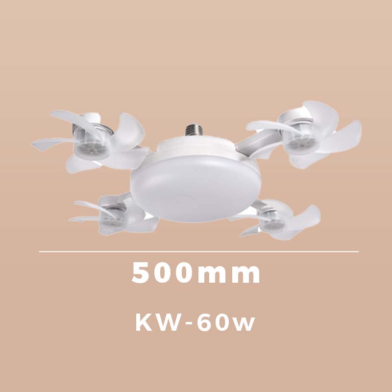 🌀53% OFF NOW! 💡 Ceiling Fan with E27 Socket – Silent 2-in-1 LED Fan with Remote Control – Cool & Light in One 🏠