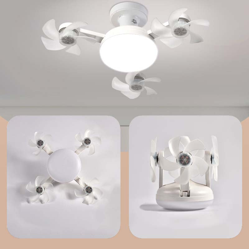 🌀53% OFF NOW! 💡 Ceiling Fan with E27 Socket – Silent 2-in-1 LED Fan with Remote Control – Cool & Light in One 🏠