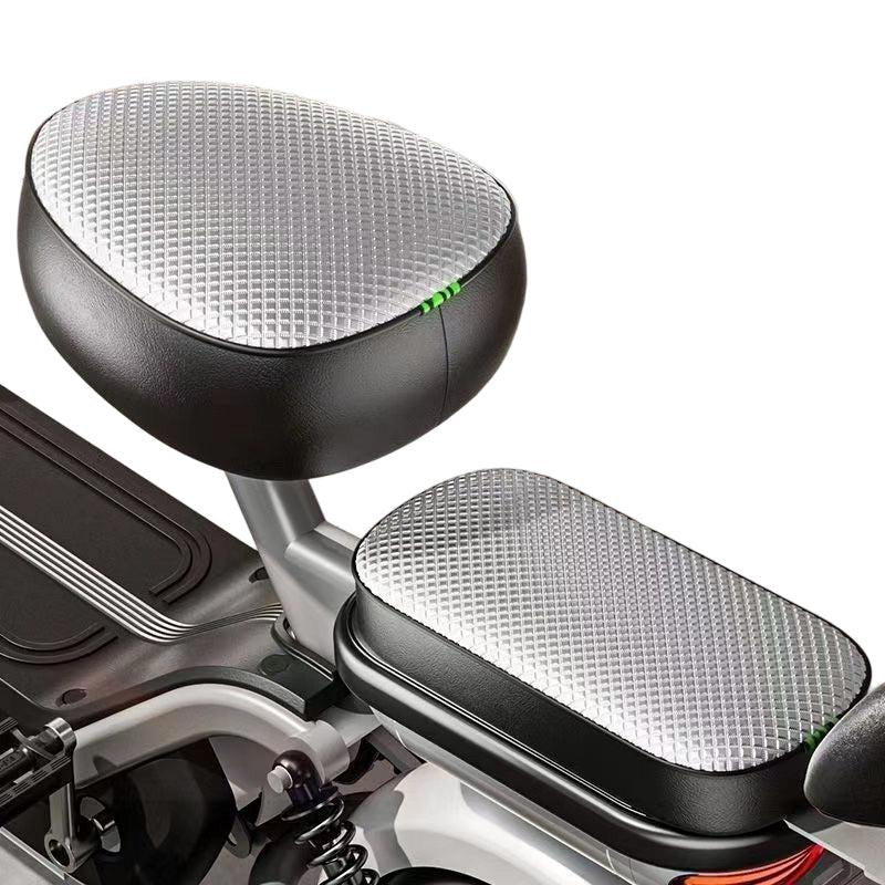 Waterproof Electric Scooter Seat Cover Sunproof Heat Insulating Leather Cushion Protector