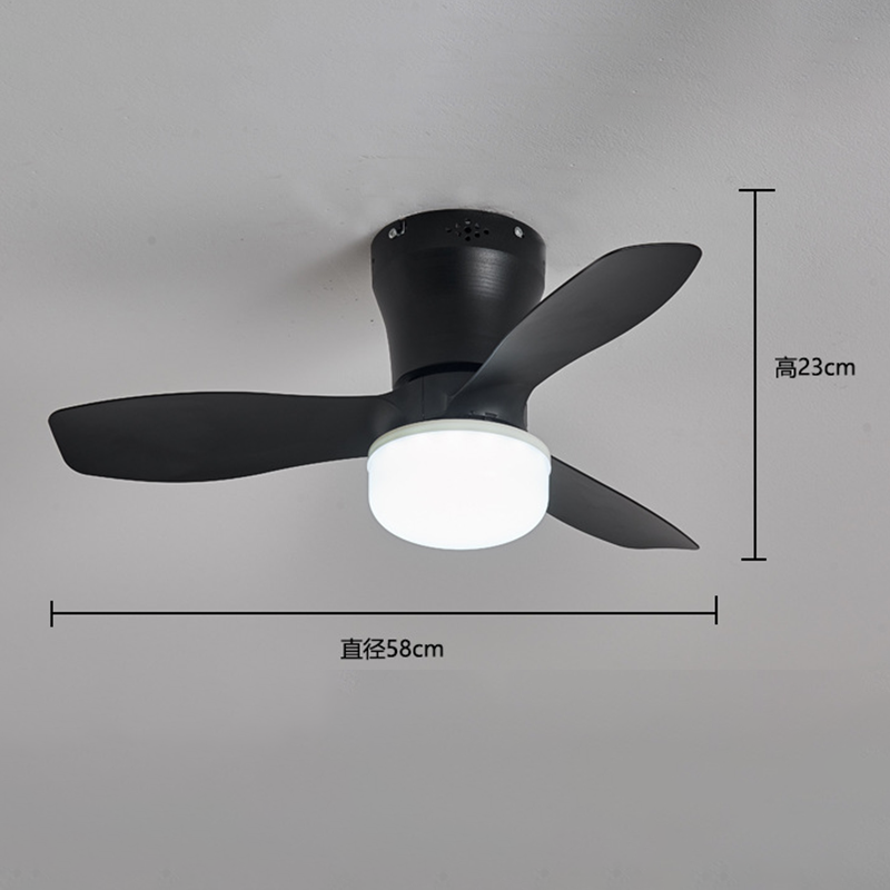 🌀New E27 Socket Ceiling Fan Light – 2‑in‑1 Silent LED Fan with Remote Control, Energy‑Saving Cooling & Lighting Combo for Home Bedroom