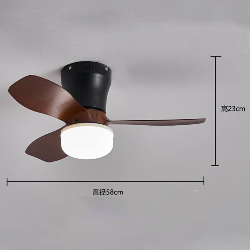 🌀New E27 Socket Ceiling Fan Light – 2‑in‑1 Silent LED Fan with Remote Control, Energy‑Saving Cooling & Lighting Combo for Home Bedroom