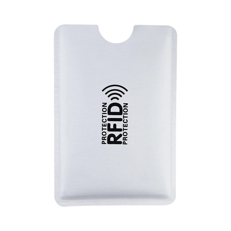 Single RFID blocking sleeve product close-up