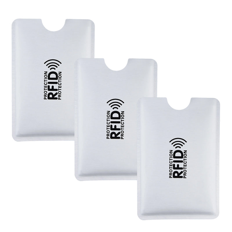 Three RFID blocking sleeve pack
