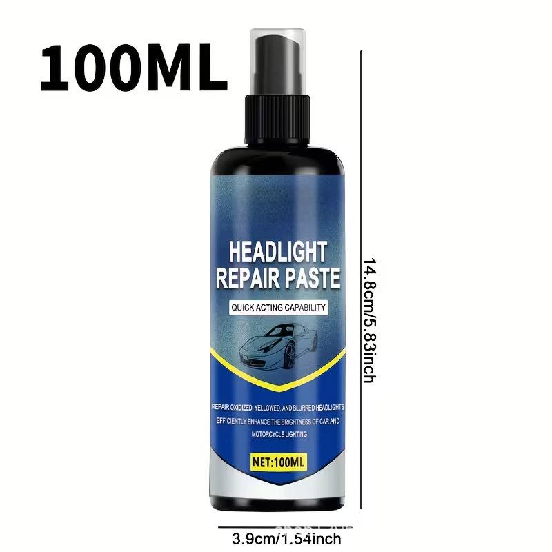 🥳2026 HOT SALE🥳💞50K+ SOLD!🚗💡 50% OFF! Headlight Restoration Spray – Removes yellow haze, restores clarity & brightness. Safer night driving, included towel. ✨🛡️