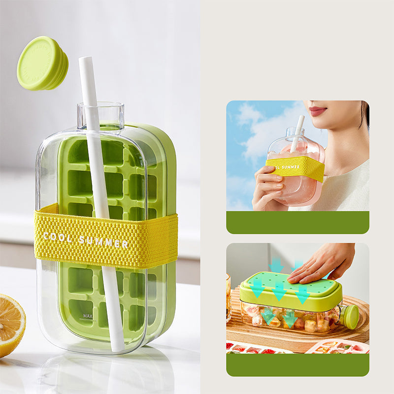 Press-To-Cold Ice Cube Mold&Kettle
