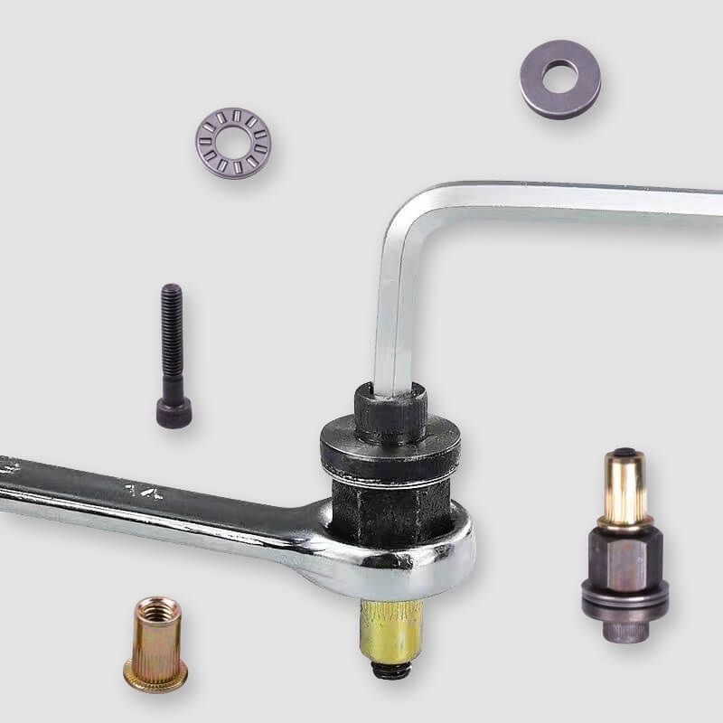 🎉 2026 Sale — Over 29,000 Sold!🔧Rivet Gun Head & Nutsert Cap Set – Heavy-Duty Steel, Portable Kit 🛠️