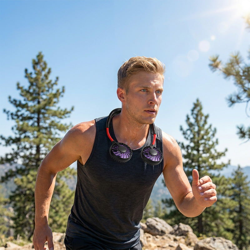 ✨ SUMMER SALE ✨ Beat the Heatwave! 🌡️ 3-speeds adjustable. Your personal AC for under $20. Limited Stock! 🏃‍♂️💨