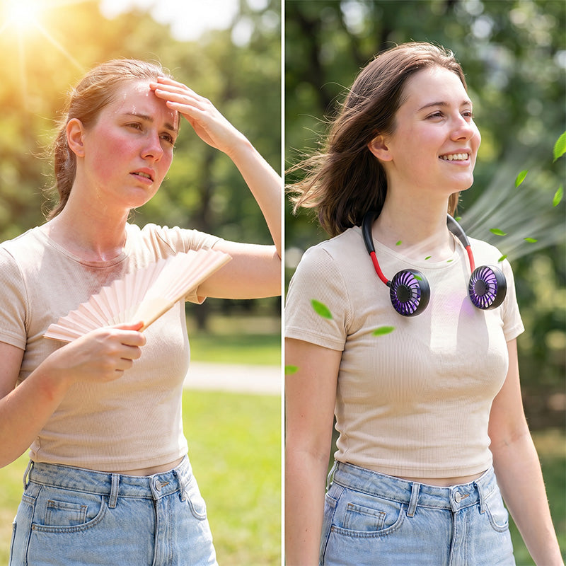 ✨ SUMMER SALE ✨ Beat the Heatwave! 🌡️ 3-speeds adjustable. Your personal AC for under $20. Limited Stock! 🏃‍♂️💨