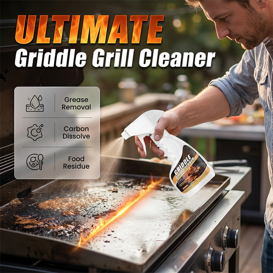 🥳2026 HOT SALE🥳💞50K+ SOLD!🍖💨 50% OFF! Kitchen & BBQ Grill Spray – Cuts grease & carbon fast, no endless scrubbing. Works on grills, pans & stovetops. 🧼✨