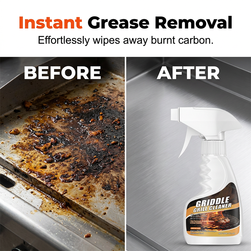 🥳2026 HOT SALE🥳💞50K+ SOLD!🍖💨 50% OFF! Kitchen & BBQ Grill Spray – Cuts grease & carbon fast, no endless scrubbing. Works on grills, pans & stovetops. 🧼✨