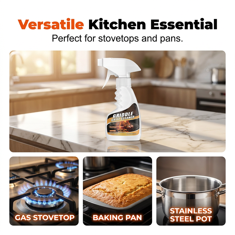 🥳2026 HOT SALE🥳💞50K+ SOLD!🍖💨 50% OFF! Kitchen & BBQ Grill Spray – Cuts grease & carbon fast, no endless scrubbing. Works on grills, pans & stovetops. 🧼✨