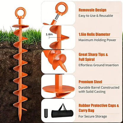 Heavy Duty Spiral Ground Anchors