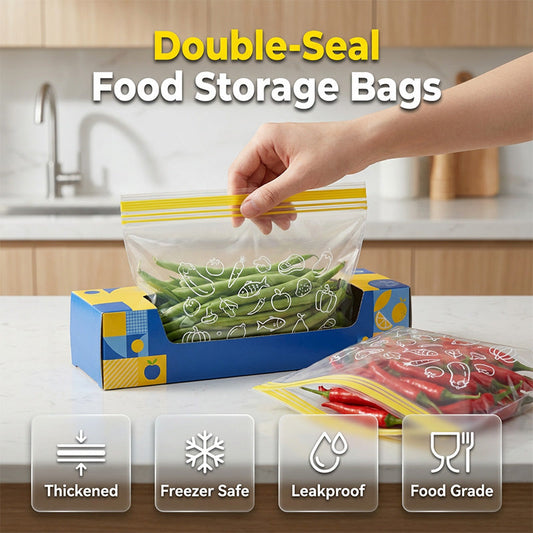 🥳2026 HOT SALE🥳💞50K+ SOLD!🌸Reusable Thickened Food Sealing Bags