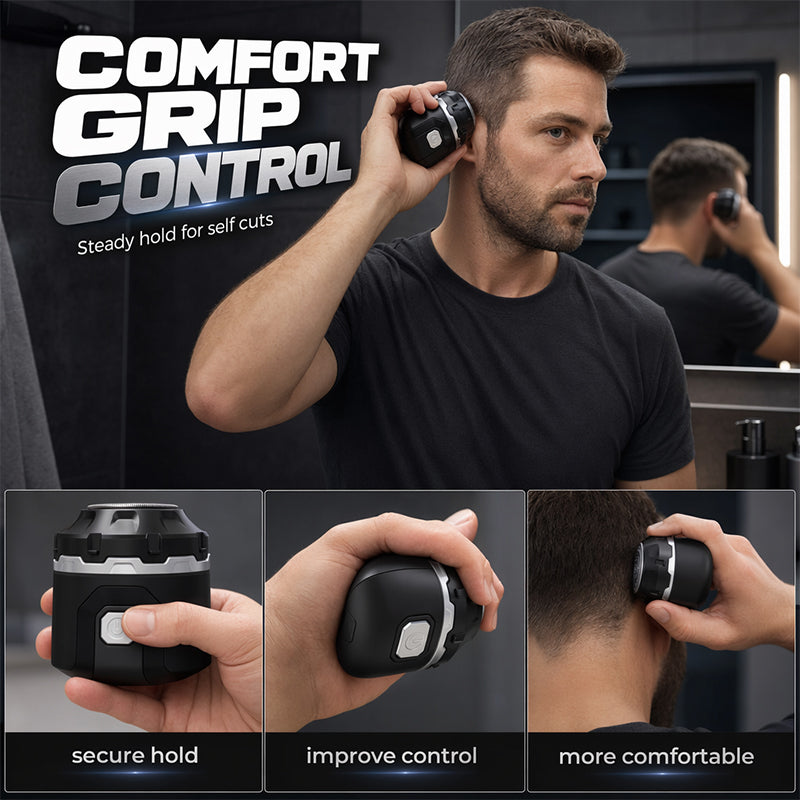 🥳2026 HOT SALE💪 50% OFF! Men‘s Electric Head Shaver – Stainless steel blades, ergonomic self‑haircut design. 6hr battery, compact & portable. DIY buzz cut at home! ⚡✨