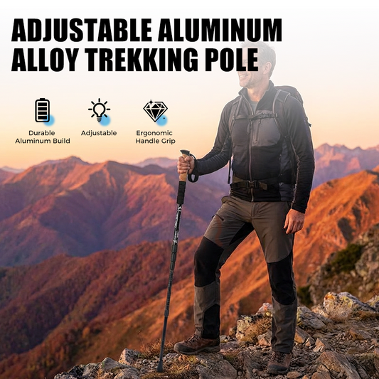 Adjustable Aluminum Alloy Trekking Pole-50% OFF