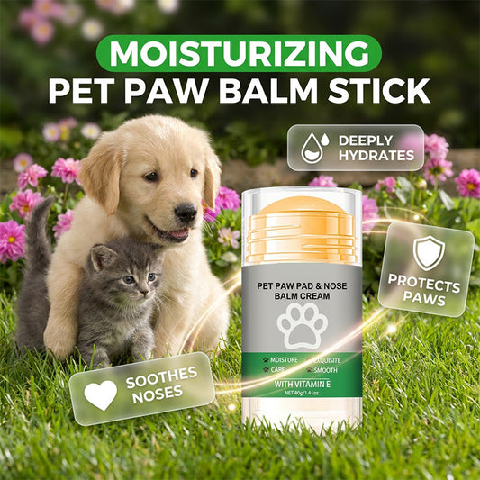 🔥Hot Sale 50% OFF🔥 Moisturizing Pet Paw Balm Stick – Coconut & Beeswax, Lick-Safe, No-Mess 🐾