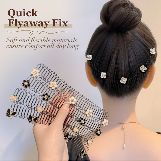 🔥Hot Sale 50% OFF🔥 Elegant Flexible Invisible Flyaway Hairband – Spiral Grip, No Crease, No Tangle 💇