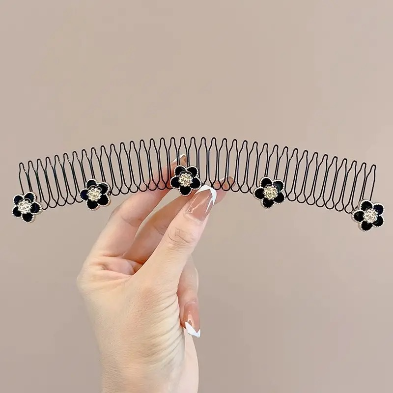 🔥Hot Sale 50% OFF🔥 Elegant Flexible Invisible Flyaway Hairband – Spiral Grip, No Crease, No Tangle 💇