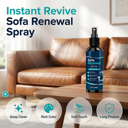 🥳2026 HOT SALE🥳💞50K+ SOLD!🧴🛡️ 50% OFF! Sofa Renewal Spray – Deep conditions & softens, prevents cracks. Creates invisible shield against spills & stains. Works on sofas, chairs & ottomans! 🌟✨