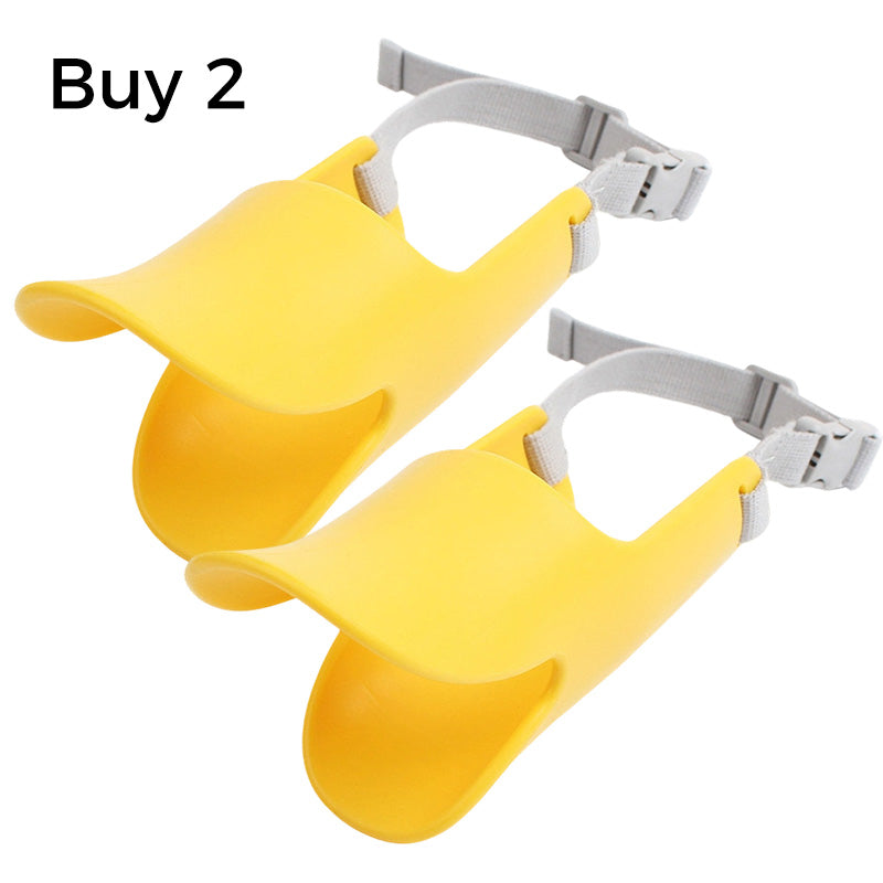 🐕 50% OFF! ✨ Cute Duck Bill Silicone Dog Muzzle – Soft Flexible Silicone, Ergonomic Contour Fit & Adorable Friendly Look – Safe & Comfortable for Small to Medium Breeds 🦆