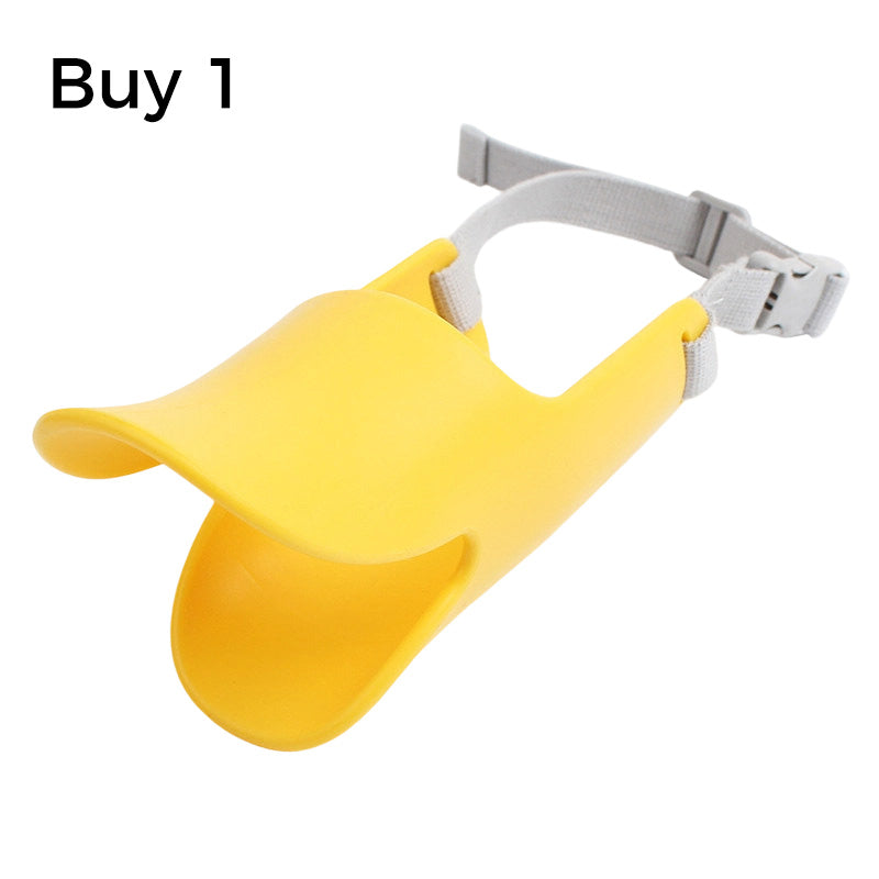 🐕 50% OFF! ✨ Cute Duck Bill Silicone Dog Muzzle – Soft Flexible Silicone, Ergonomic Contour Fit & Adorable Friendly Look – Safe & Comfortable for Small to Medium Breeds 🦆