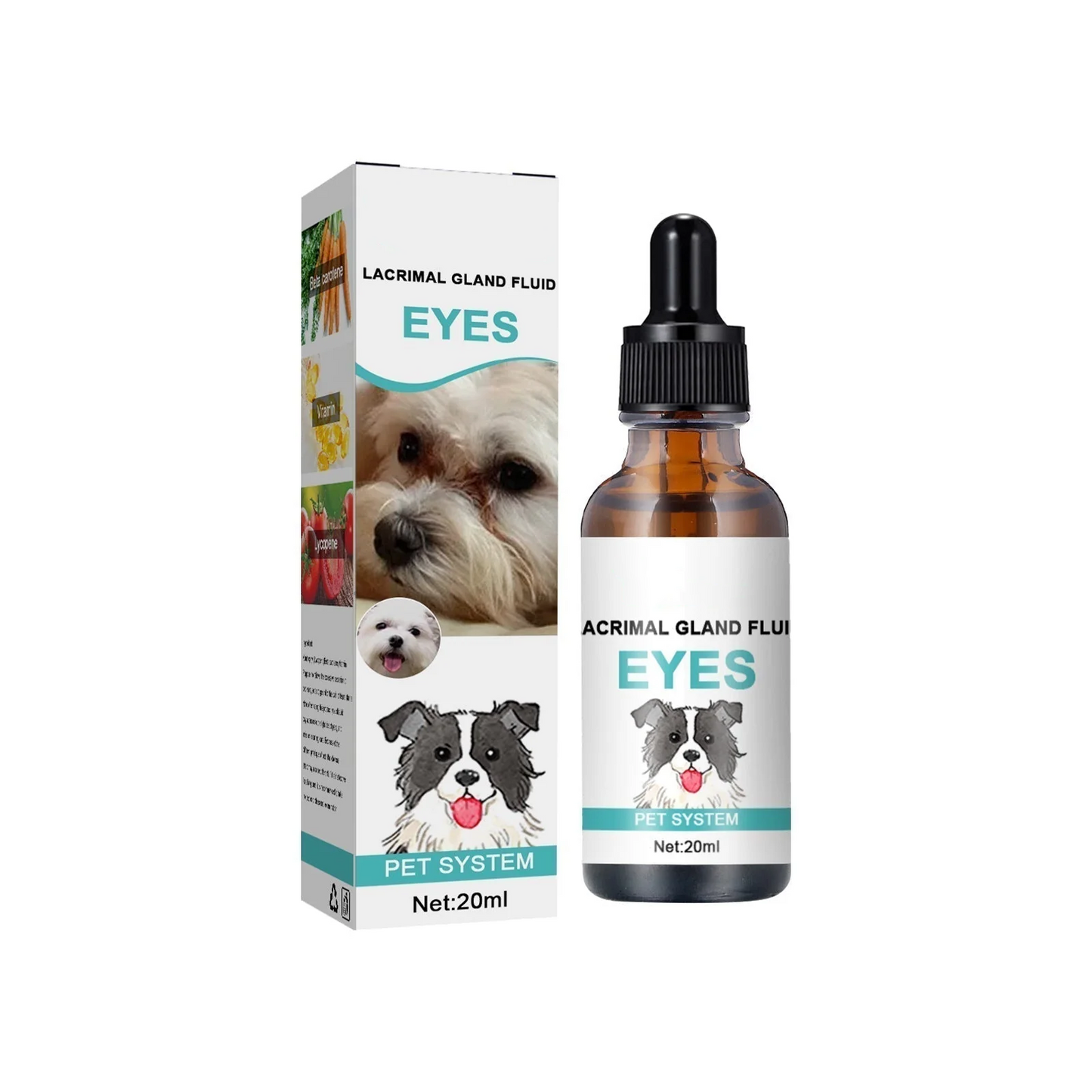 🐱🐶Pet Eye Cleaner & Drops – Gentle pH‑balanced formula, safe for dogs & cats. Soothes redness, removes tear stains & daily dirt. No peroxide! 🌿💧