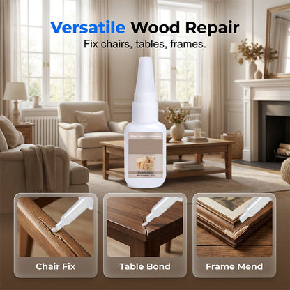✨🔧 50% OFF! Strong Bond Wood Glue – Heavy‑duty repair for door frames, chairs & tables. Precision tip – no mess, no waste. Fast curing – back in use today! 💪