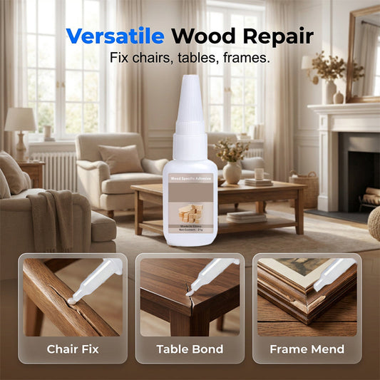 ✨🔧 50% OFF! Strong Bond Wood Glue – Heavy‑duty repair for door frames, chairs & tables. Precision tip – no mess, no waste. Fast curing – back in use today! 💪