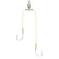 Double Hook Fishing Rig with Short Quick‑Connect Leader