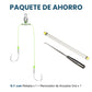 Double Hook Fishing Rig with Short Quick‑Connect Leader