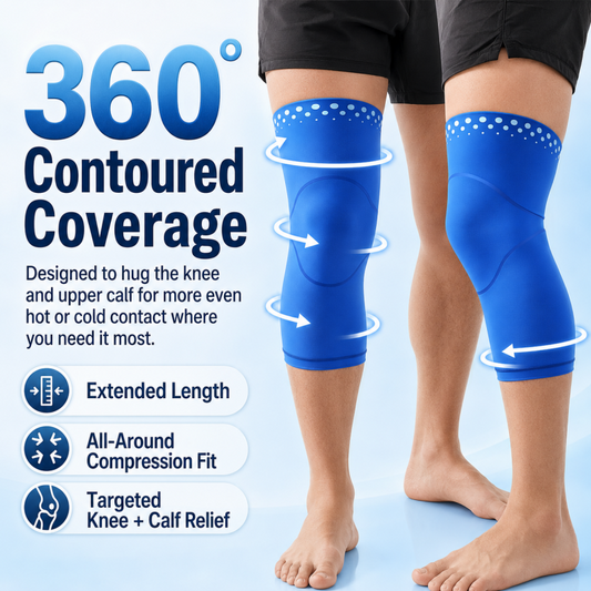Knee Ice Pack Wrap Compression Sleeve