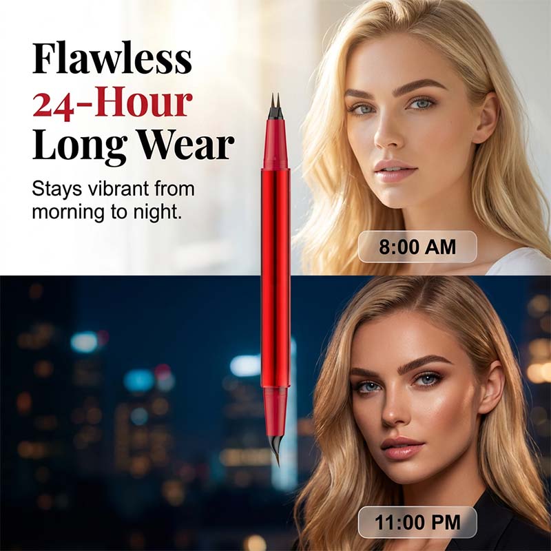 Dual-Ended Waterproof Microblading Eyebrow Pen