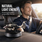🚗Solar Helicopter Aromatherapy Diffuser – Spins in Light, Refillable Scent Pads, for Car & Home ✨🚁